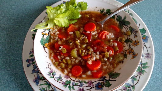 Barley Vegetable Soup Mix, Gourmet dry vegan soup mix, hand-blended, clean food, dry soup mix