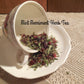 Holiday Tea Blend, Mint Merriment tea, Mint, Rosehips, Rose petals