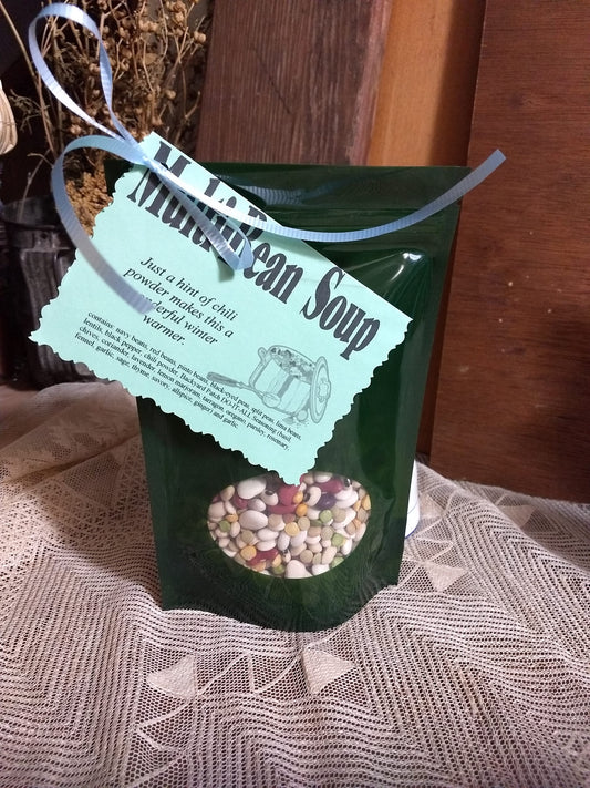 Multi Bean / 10 Bean Soup Mix | Gourmet dry soup mix | vegan | organic | Backyard Patch Herbs