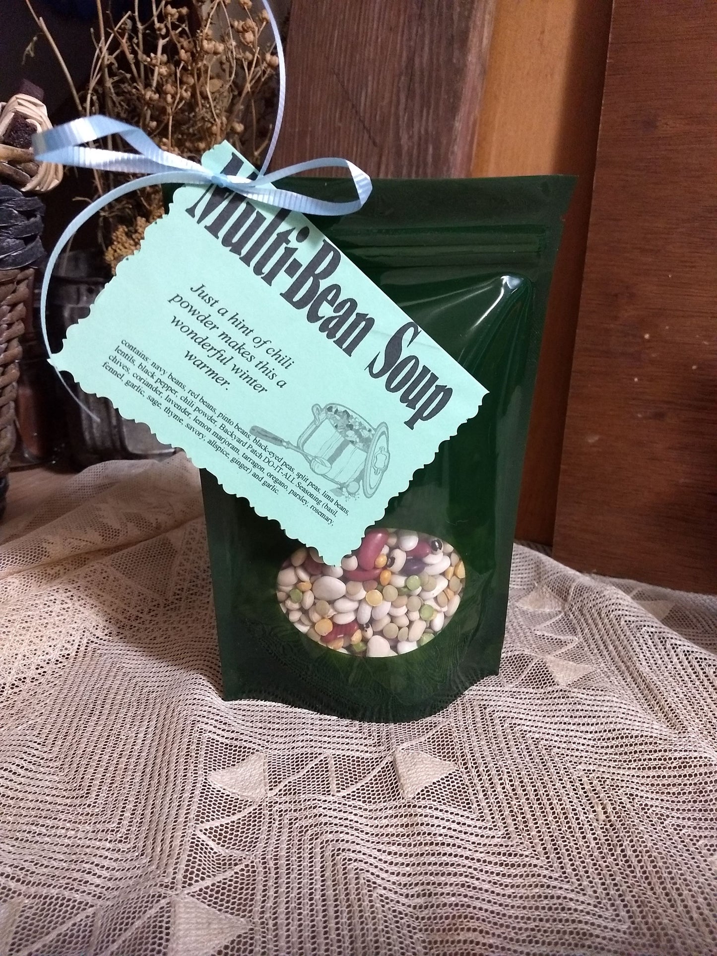 Multi Bean / 10 Bean Soup Mix | Gourmet dry soup mix | vegan | organic | Backyard Patch Herbs