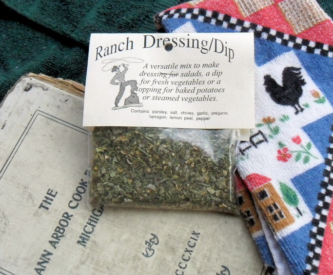 Salad Dressings Mixes - Hand blended Dry Herb Seasoning Mixes