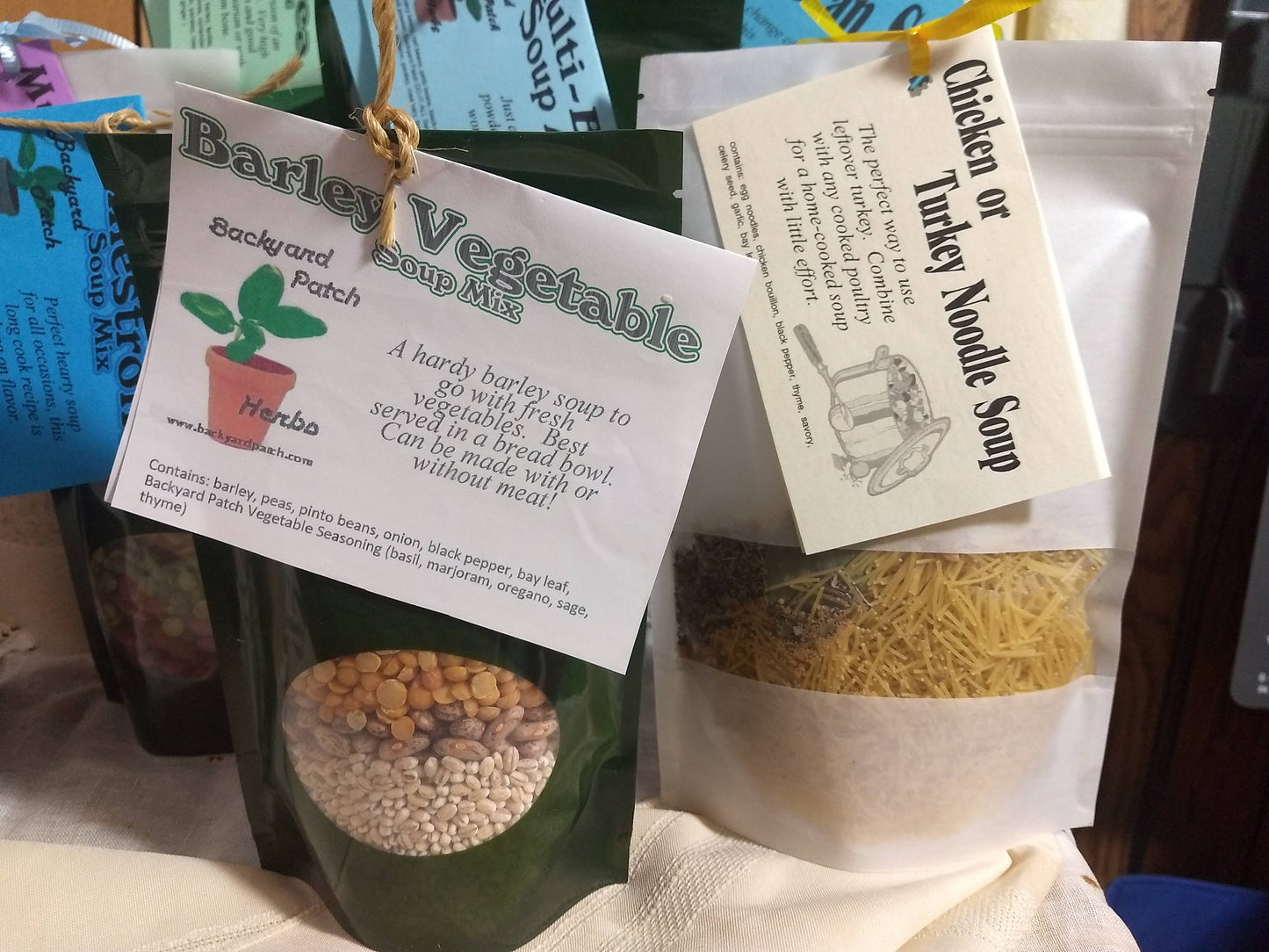 Barley Vegetable Soup Mix, Gourmet dry vegan soup mix, hand-blended, clean food, dry soup mix