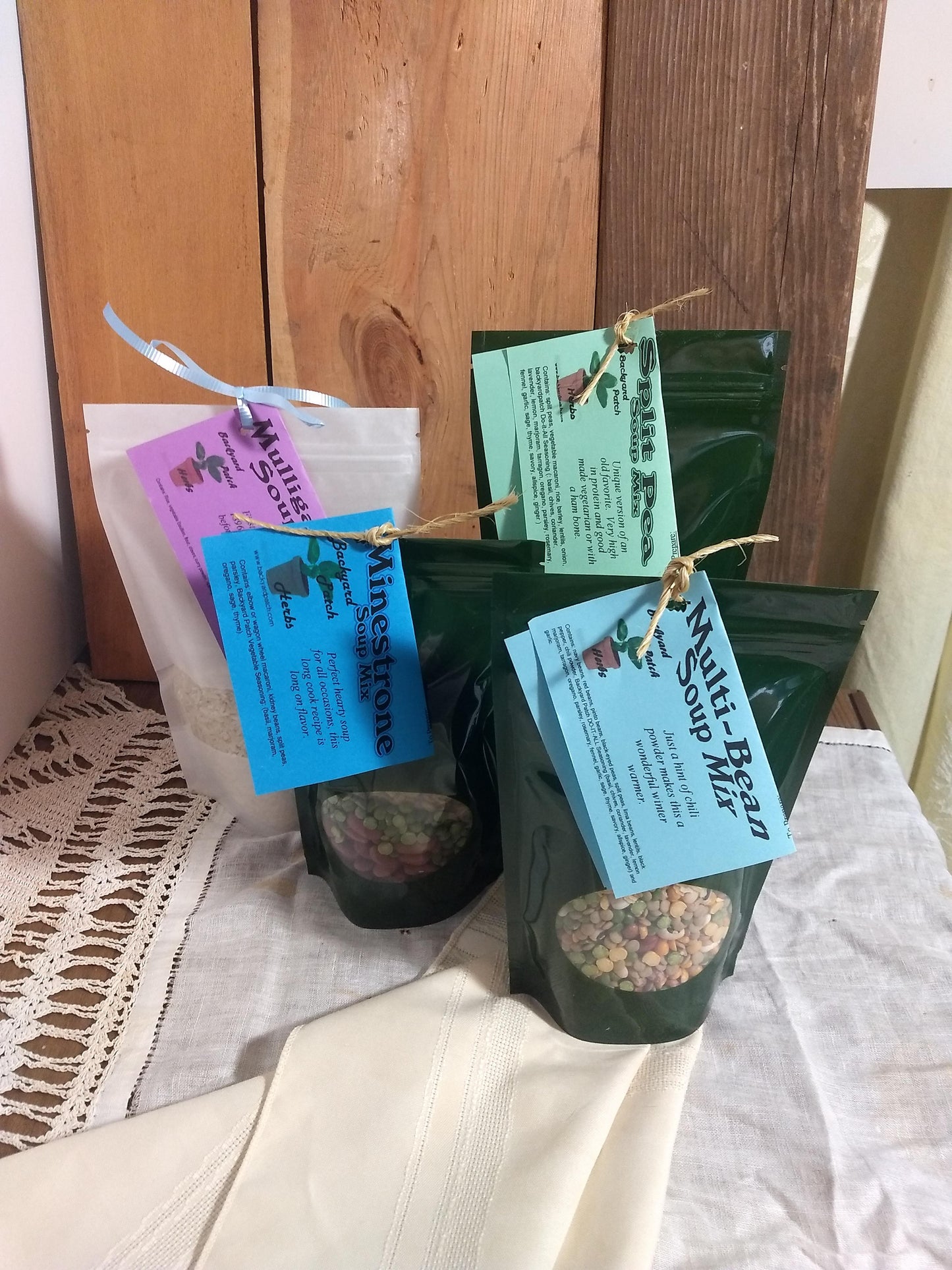 Gourmet Mexican Chicken and Wild Rice Dry Soup Mix, Backyard Patch Herbs,