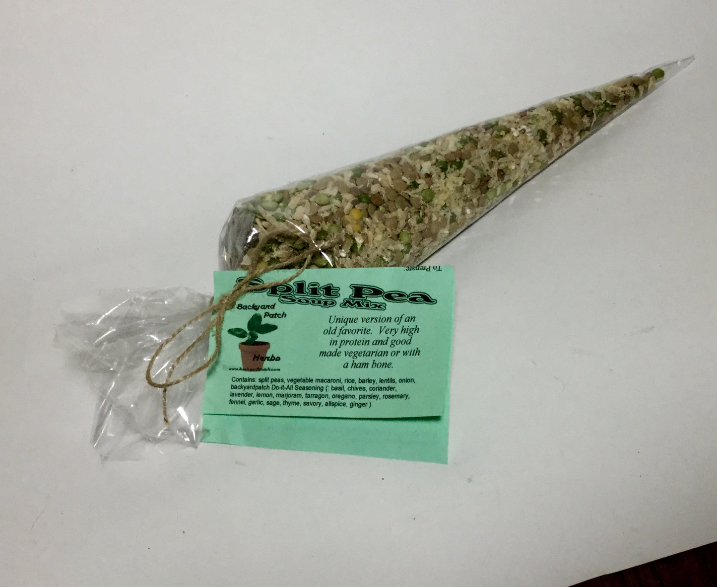 Split Pea Soup Mix | Gourmet dry soup mix | vegan | organic | Backyard Patch Herbs