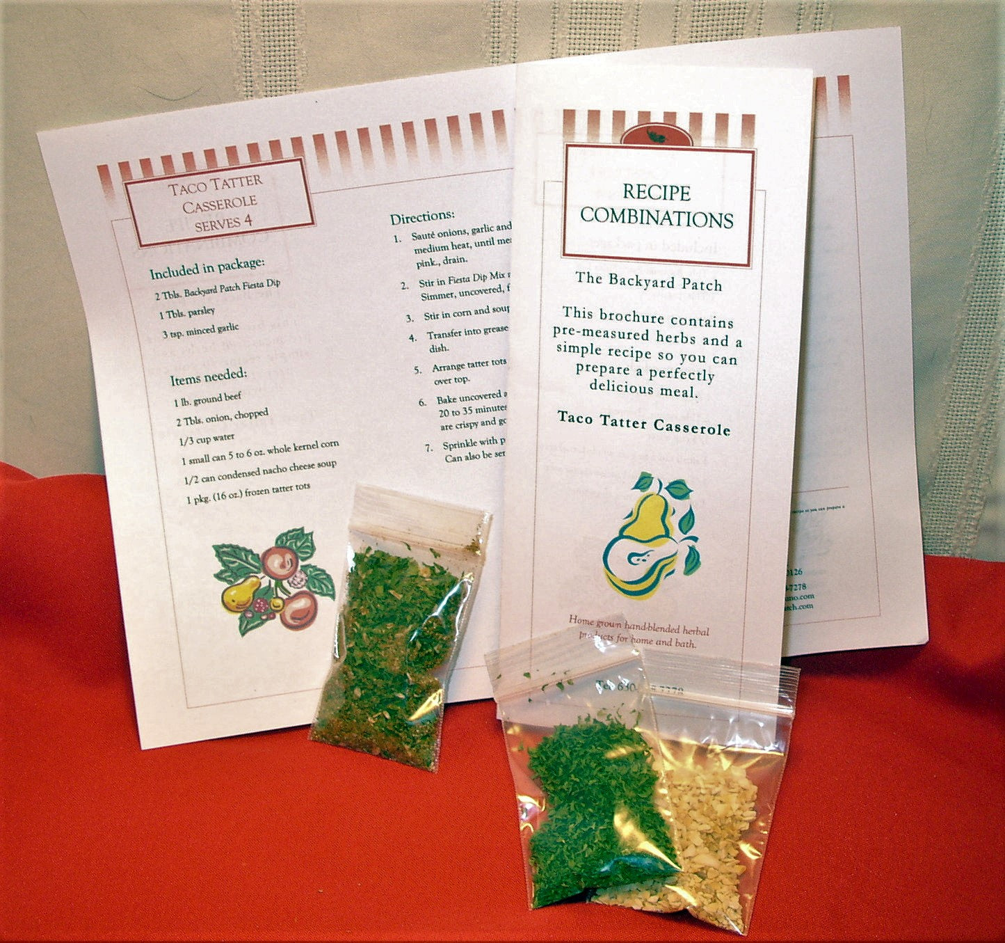 Make Gourmet Dinner at Home - Choose from these Recipes Kits with Herbs included, ready-to-make, let's you be a chef